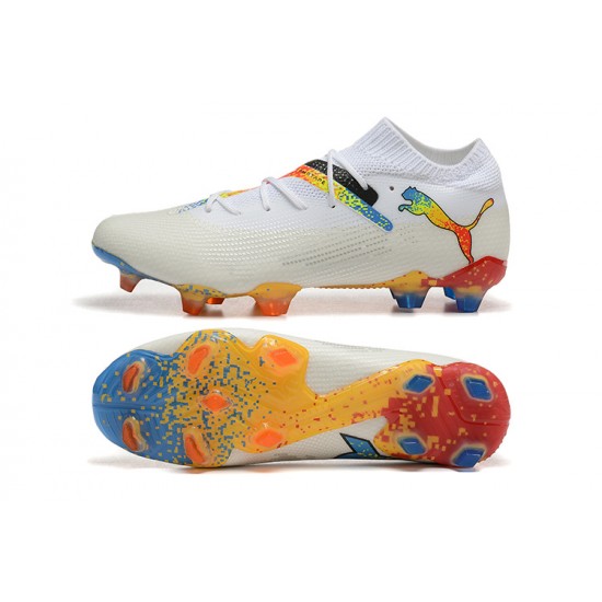 Comprar ahora  Puma Future FG Blanco Naranja Hombre Zapatos De Futbol