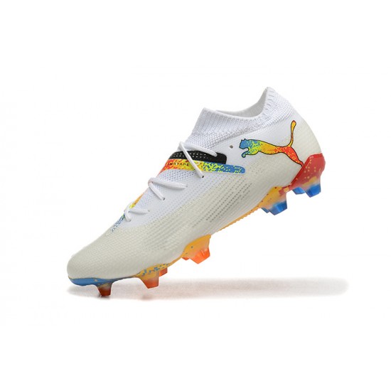 Comprar ahora  Puma Future FG Blanco Naranja Hombre Zapatos De Futbol