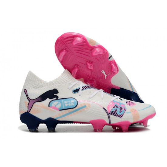 Comprar ahora  Puma Future FG Blanco y Rosa Hombre Zapatos De Futbol