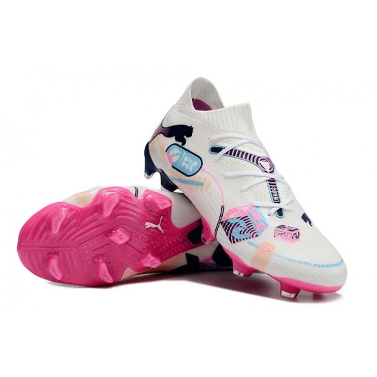 Comprar ahora  Puma Future FG Blanco y Rosa Hombre Zapatos De Futbol