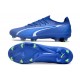 Explorar  Puma Ultra Ultimate FG Azul Blanco Hombre Zapatos De Futbol