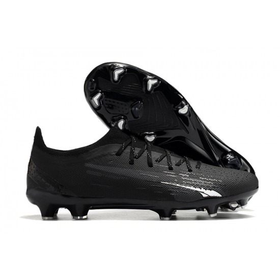 Alta calidad Puma Ultra Ultimate FG Hombre Negro Zapatos De Futbol