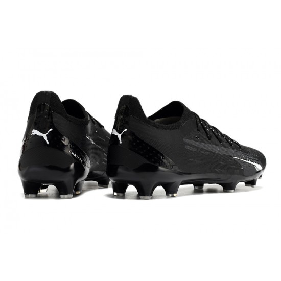 Alta calidad Puma Ultra Ultimate FG Hombre Negro Zapatos De Futbol