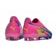 Calidad superior  Puma Ultra Ultimate FG Hombre Rosa Azul Zapatos De Futbol