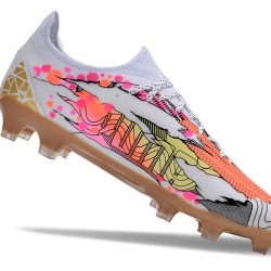 Puma Ultra Ultimate FG Hombre Blanco Brown Zapatos De Futbol