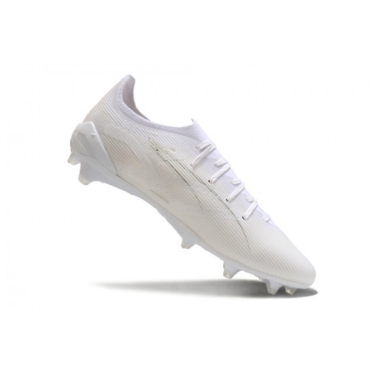 Tienda  Puma Ultra Ultimate FG Hombre Blanco Zapatos De Futbol