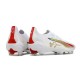 Descubrir  Puma Ultra Ultimate FG Hombre Blanco y Oro Zapatos De Futbol