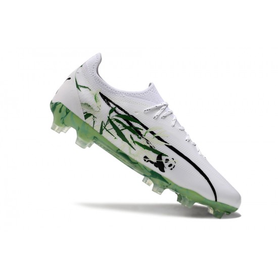 Comprar  Puma Ultra Ultimate FG Hombre Blanco y Verde Zapatos De Futbol