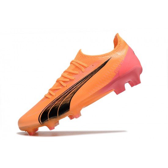 Comprar ahora  Puma Ultra Ultimate FG Naranja Negro Hombre Zapatos De Futbol