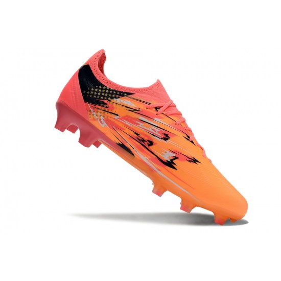 Tienda  Puma Ultra Ultimate FG Naranja Rosa Hombre Zapatos De Futbol