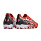 Tienda  Puma Ultra Ultimate FG Rojo Negro Hombre Zapatos De Futbol