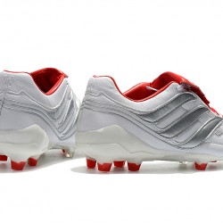 Botas de fútbol Adidas Predator Precision FG X Beckham 25th Anniversaire Blanco Plata