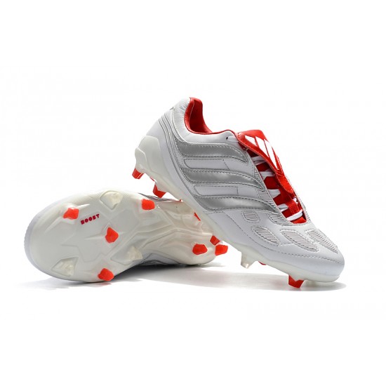 Comprar ahora  Botas de fútbol Adidas Predator Precision FG X Beckham 25th Anniversaire Blanco Plata