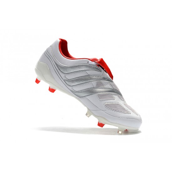 Comprar ahora  Botas de fútbol Adidas Predator Precision FG X Beckham 25th Anniversaire Blanco Plata
